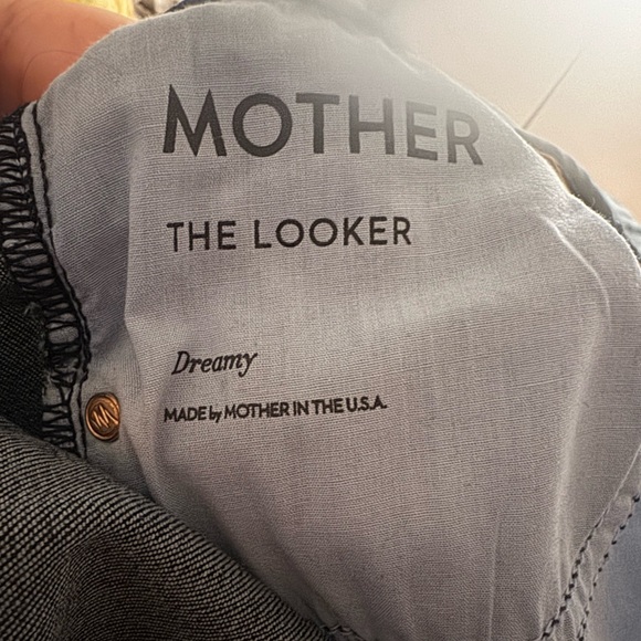 MOTHER The Looker Denim Skinny Jean in Dreamy Dark Wash Sz 27 - Picture 8 of 10